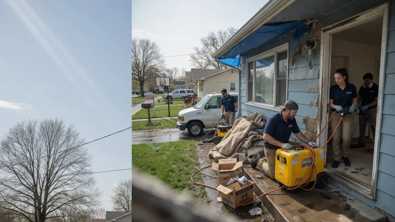 Basement Flood Cleanup in Wilberforce, OH near me